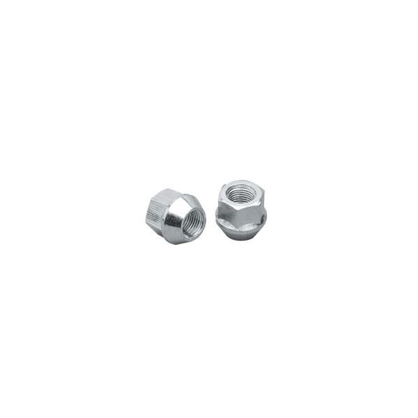 LUG NUTS 12 Millimeter X 1.25 Thread Size; Conical Seat; 0.83 Inch Overall Length; 3/4 Inch Hex Size